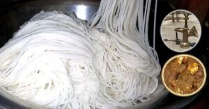 বাগেরহাটের সেমাই পিঠার সঙ্গে হাঁসের মাংস